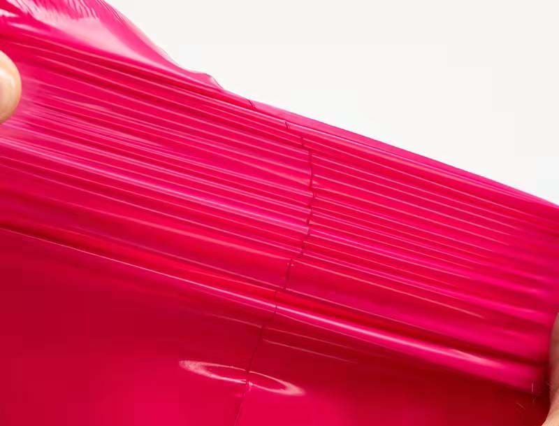 吴江玫红色快递袋-05